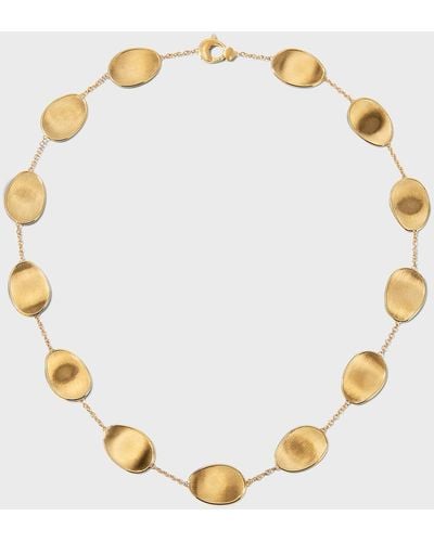 Marco Bicego Lunaria 18k Gold Short Station Necklace - Metallic