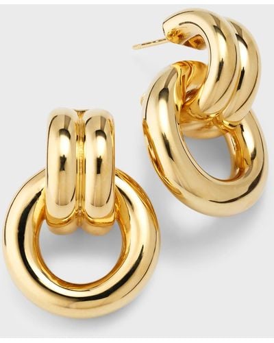 Jennifer Zeuner Gina Hoop Earrings - Metallic