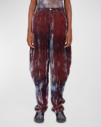 Collina Strada Grr Dyed Mid-Rise Tapered Pants