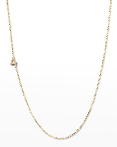 Maya Brenner Mini Number Necklace - White