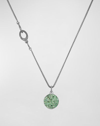 Marco Dal Maso Moneta Sovereign Disc Pendant Necklace - Metallic