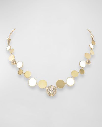 Staurino 18K Renn Necklace With 91 Diamonds And Enamel - White