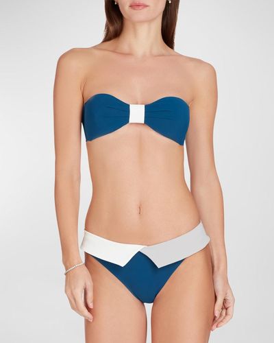 VALIMARE Capri Flap Bikini Bottoms - Blue
