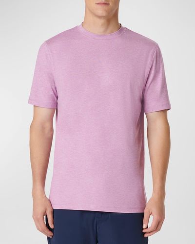 Bugatchi Uv50 Performance T-Shirt - Purple