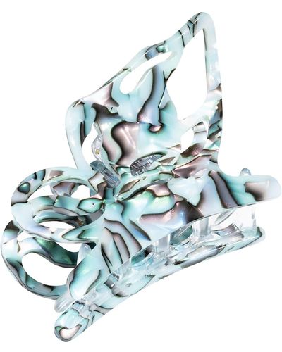 France Luxe Papillon Jaw Hair Clip - Blue