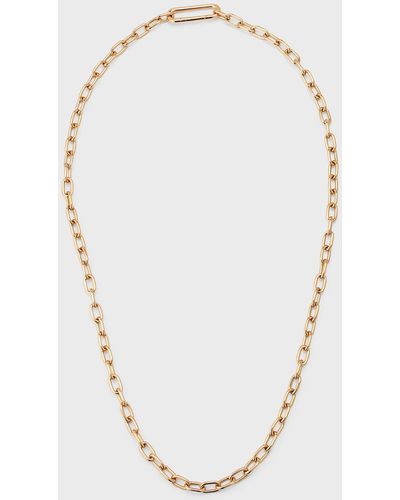 Pomellato Iconica 18k Rose Gold Chain Necklace, 55cm - White