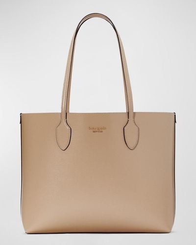 Kate Spade Bleecker Large Saffiano Leather Tote Bag - Natural