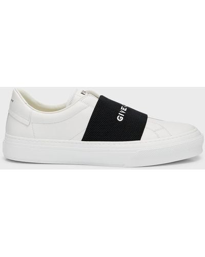 Givenchy Logo Leather Slip-on Sneakers - Multicolor