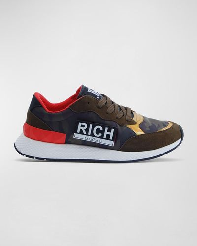 John Richmond Low Top Sneakers With Side L - Multicolor