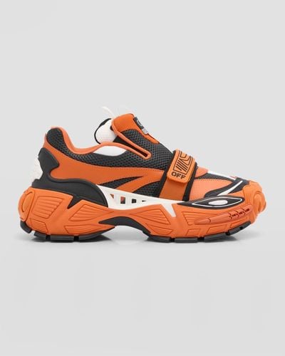 Off-White c/o Virgil Abloh Glove Leather Slip-On Sneakers - Orange