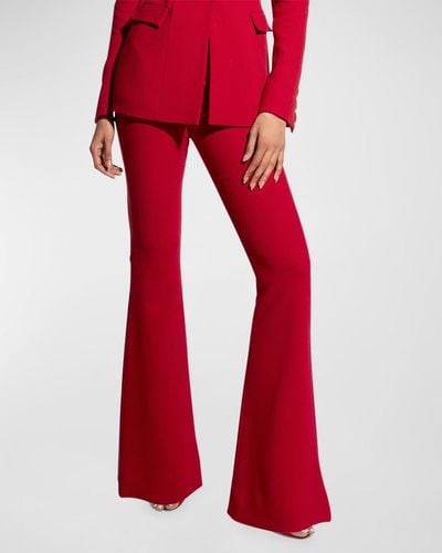 AS by DF Billie High-Rise Crepe Pants - Red