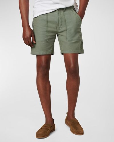 Joe's Jeans Fatigue Cotton Sateen Shorts - Green