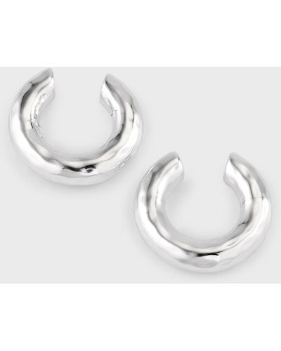 Nest Silver Ear Cuff Pair - Metallic