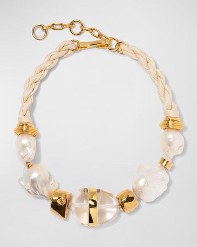 Lizzie Fortunato Glass Beach Necklace - Metallic