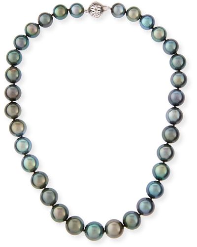 Belpearl Tahitian Pearl Necklace, 18" - Metallic