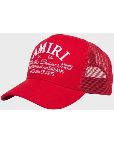 Amiri Embroidered Arts District Trucker Hat