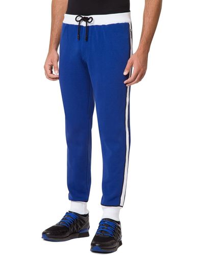 Stefano Ricci Colorblock Jogging Suit Pants - Blue