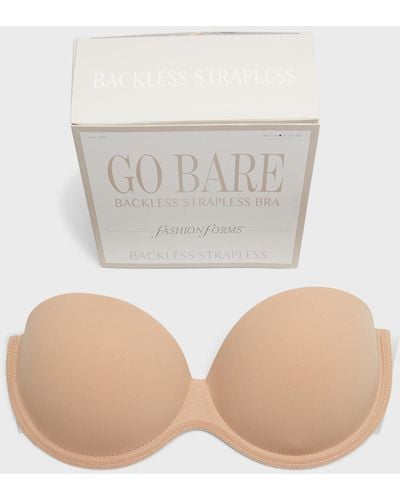 Fashion Forms Go Bare Backless Strapless Bra - Natural