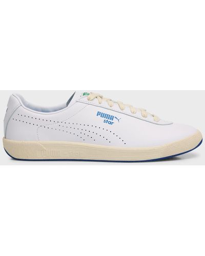 PUMA X Noah Star Leather Low-Top Sneakers - White