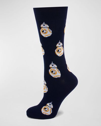 Cufflinks Inc. Star Wars Bb-8 Droid Socks - Blue