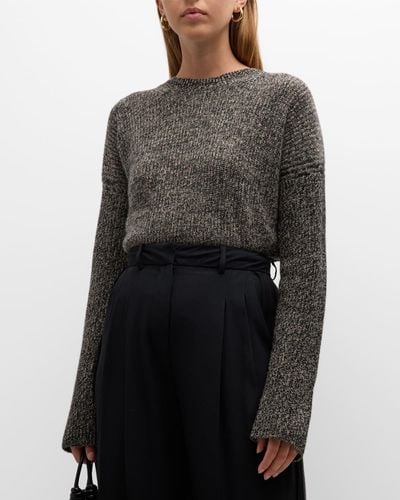 La Ligne Marled Mini Toujours Sweater - Gray