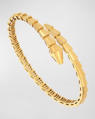 BVLGARI Serpenti Viper Yellow Gold Bracelet, Size M - Metallic