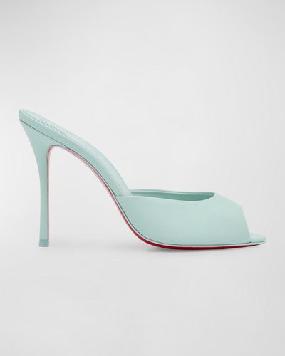 Christian Louboutin Me Dolly Napa Sole Sandals - Blue
