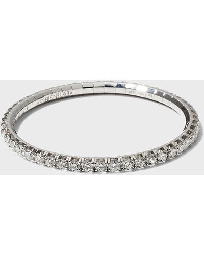 EXTENSIBLE Stretch Diamond Tennis Bracelet, 9.05Tcw - Metallic