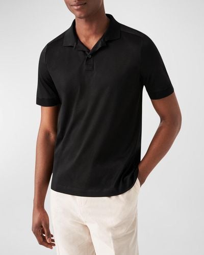 Eton Jersey Polo Shirt - Black