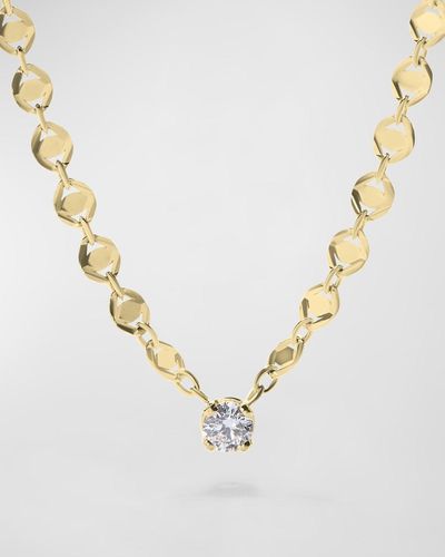 Lana Jewelry 14K Station Diamond Necklace - Metallic