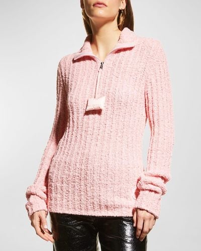 Moncler Genius 1 Moncler Jw Anderson High-Neck Knit Sweater - Pink