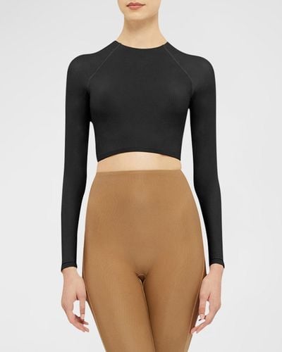 Wolford Active Flow Long-Sleeve Top - Black