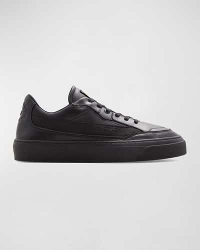 Belstaff Signature Leather Low-top Sneakers - Black