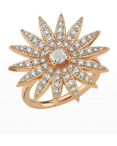 BeeGoddess Empress Diamond Ring In Yellow Gold, Size 7 - Natural