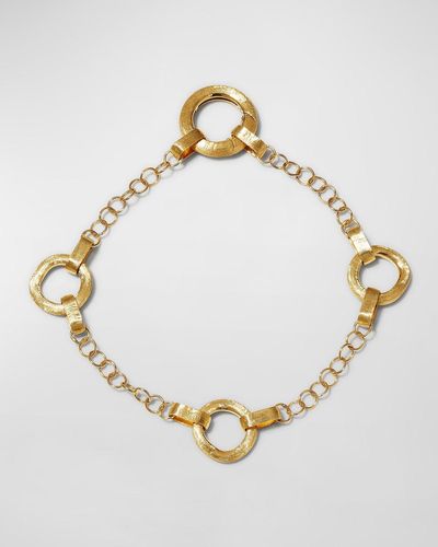 Marco Bicego Jaipur Link 18K Station Chain Bracelet - Metallic