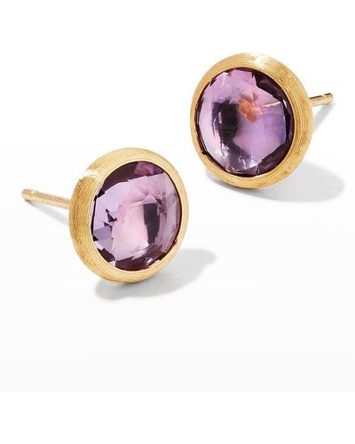 Marco Bicego Jaipur Amethyst Stud Earrings - Pink
