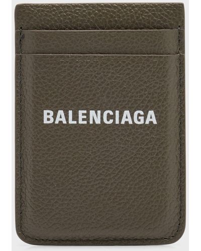 Balenciaga Cash Iphone Magnet Card Holder - Green