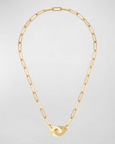 Dinh Van Yellow Gold R13.5 Menot Necklace - Metallic
