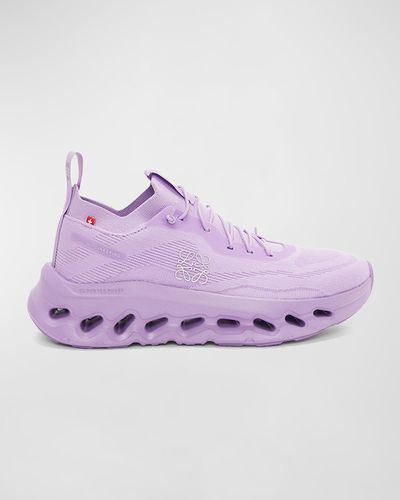 Loewe X On Cloudtilt Embellished Spandex Sneakers - Purple
