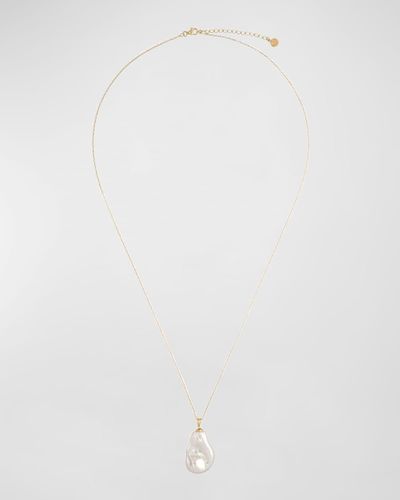 Majorica Keila Pearl Pendant Necklace - White