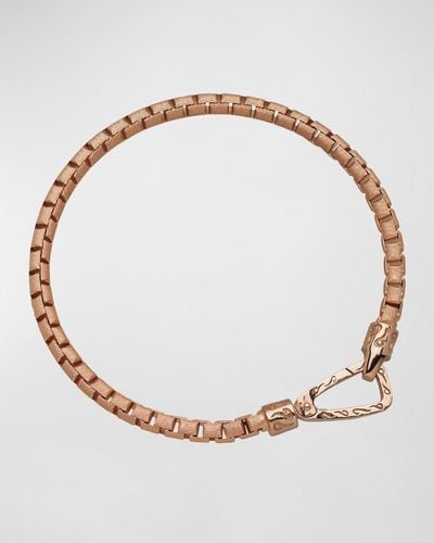 Marco Dal Maso Ulysses Box Chain Bracelet - Natural