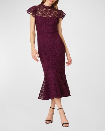 Shoshanna chantae clearance lace midi dress
