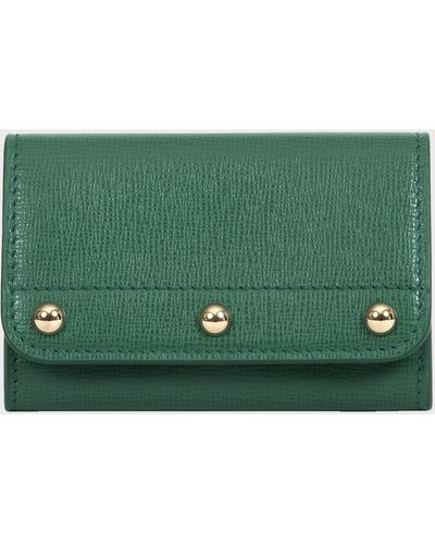 Franzi Luisa Mini Flap Card Holder - Green