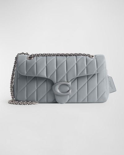 COACH Tabby Quilted Leather Shoulder Bag - Gray