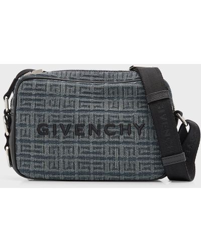 Givenchy G-Essentials 4G Denim Crossbody Bag - Black
