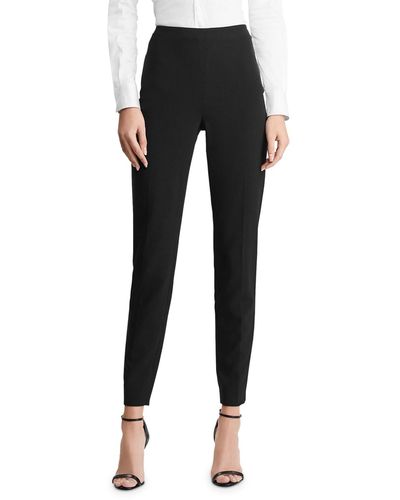 Ralph Lauren Collection Annie Cropped Wool Crepe Pants - Black