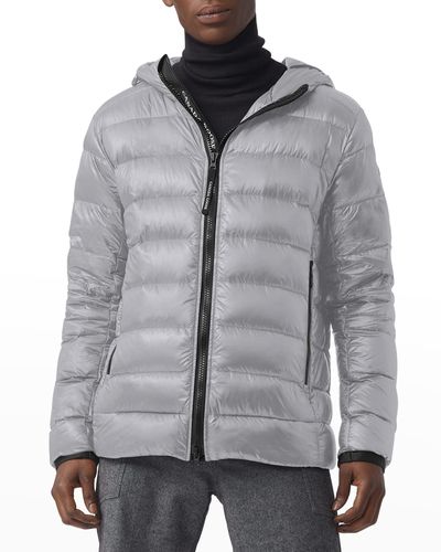 Canada Goose Crofton Quilted Zip Hoodie - Gray