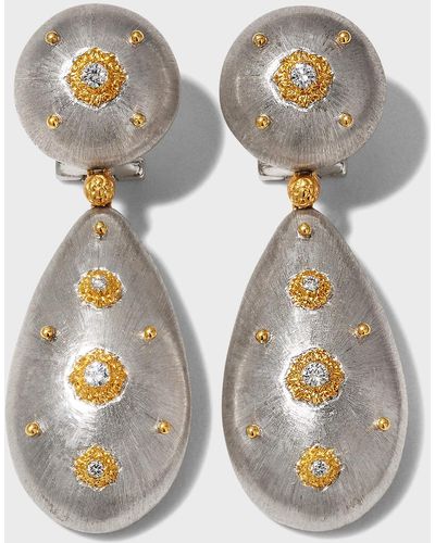 Buccellati Macri Pendant Earrings in Black Gold — UFO No More