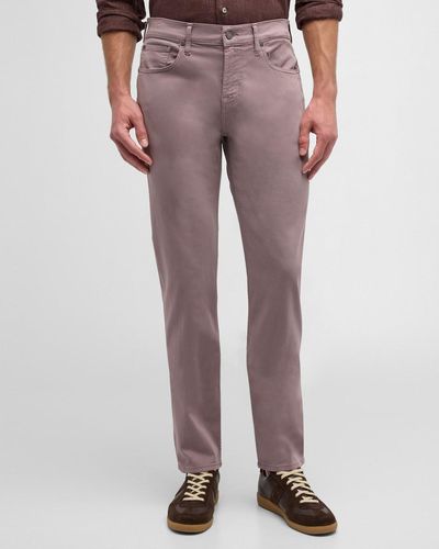 7 For All Mankind Slimmy Luxe Performance Plus Pants - Purple