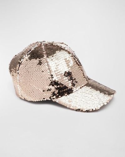 Eugenia Kim Sequin Embellished Baseball Cap - Metallic